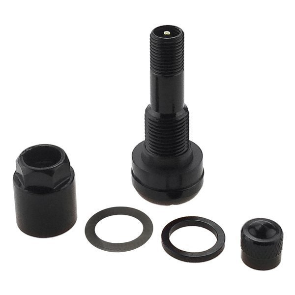 Zawór skręcany,  ALU - czarny