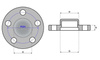 Dystanse 4x100 piasta 56,6 mm (2 szt.) komplet