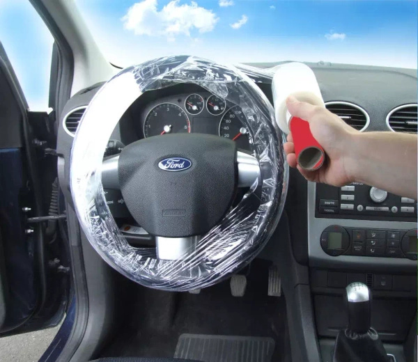 Uchwyt, rączka do rolki - kolor czerwony