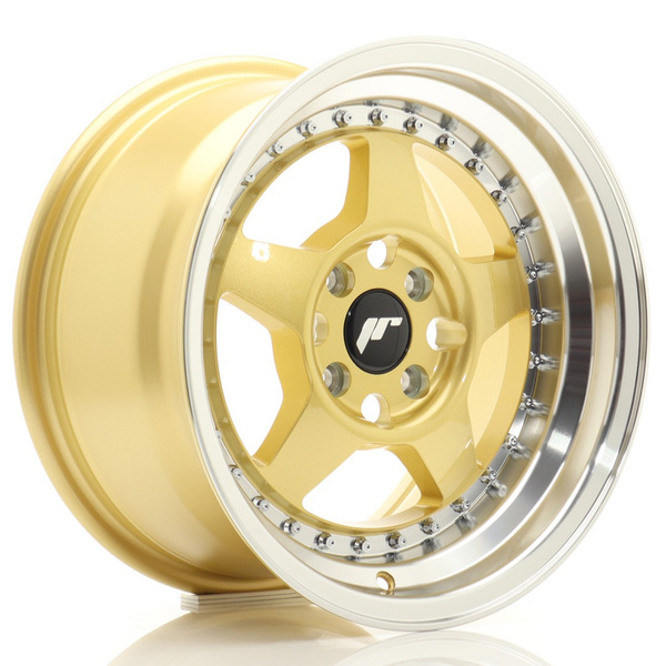Alufelgi 15" 4x100 ET25 JR6 Gold