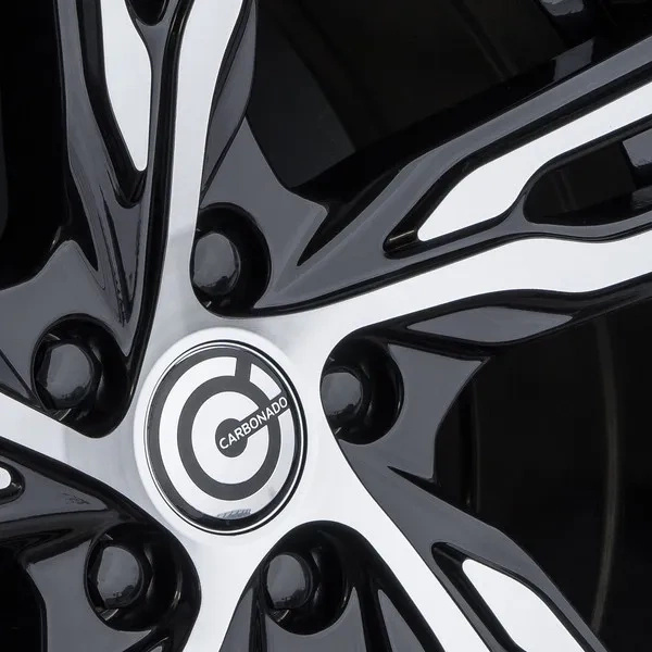 Nakładki platykowe na śrubę koła KL19 czarne