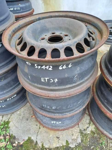 Felga stalowa 15x6,5 5x112 ET37 Mercedes  używana 