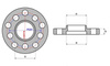 Dystanse 4x100/4x114,3 piasta 60 mm Nissan