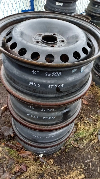Felga stalowa 16 cali 5x108 ET52.5 Ford