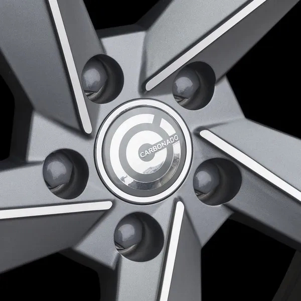 Nakładki platykowe na śrubę koła KL19 szare