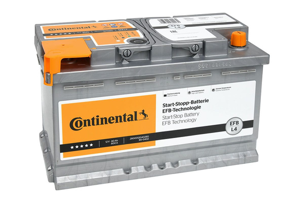 Akumulator 80 Ah 800 A START&STOP Continental